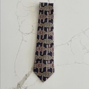 Classic Designer Tie in Black and Gold
